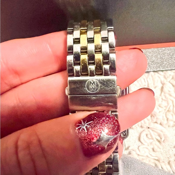 EUC Michele Deco two-tone watch - Picture 4 of 7